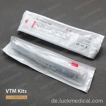 1ml/2ml/3ml VTM -Virustransportrohr mit Tupfer